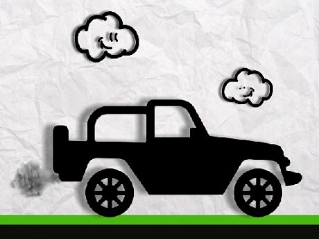Papieren Monster Truck Race